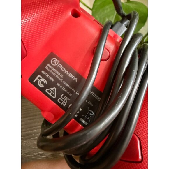 PowerA Red Wired Xbox Controller - Picture 6 of 9